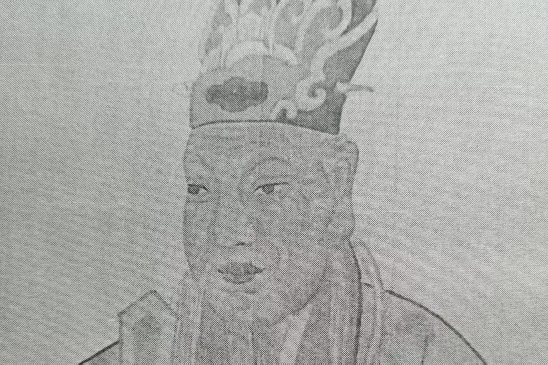 汉杜陵侯谥仁讳恭祖像