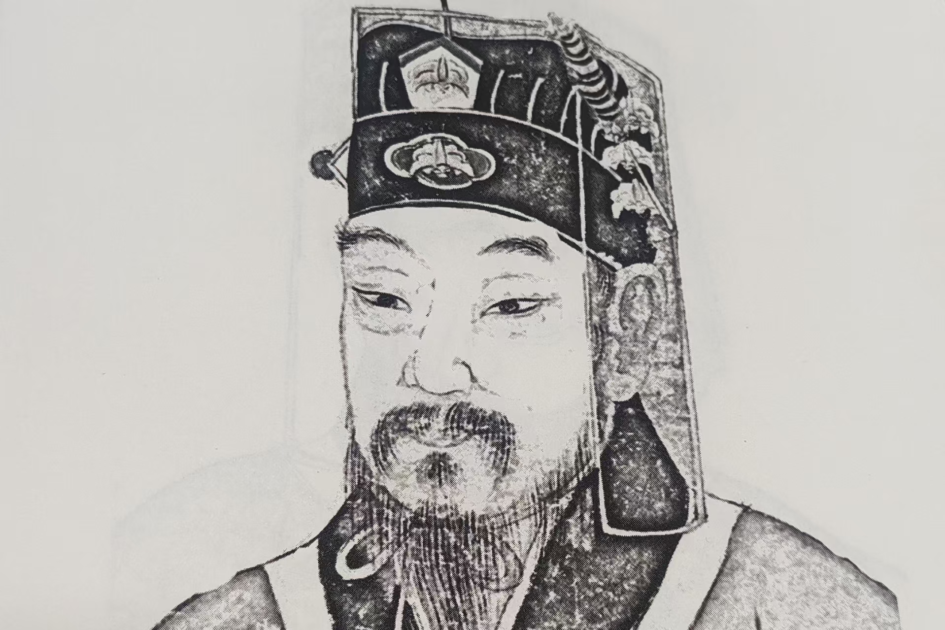 三十四世越国公讳师仲祖像